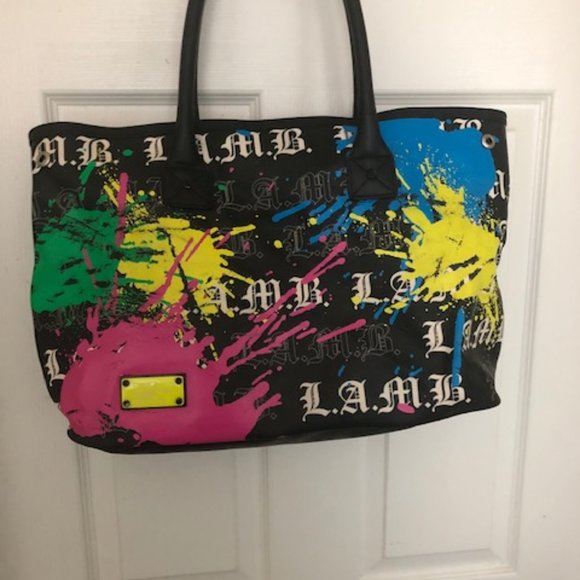 L.A.M.B. Handbags - L.A.M.B. Multi Colored Oversized  Bag